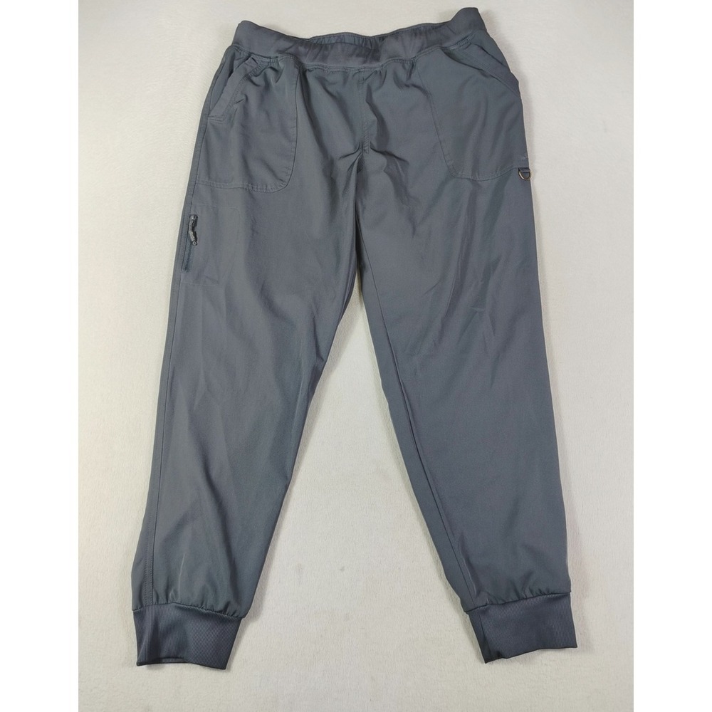 Ava Therese Pants Womens XL Gray Jogger Scrub Pockets Medical Nurse Docter ER‎